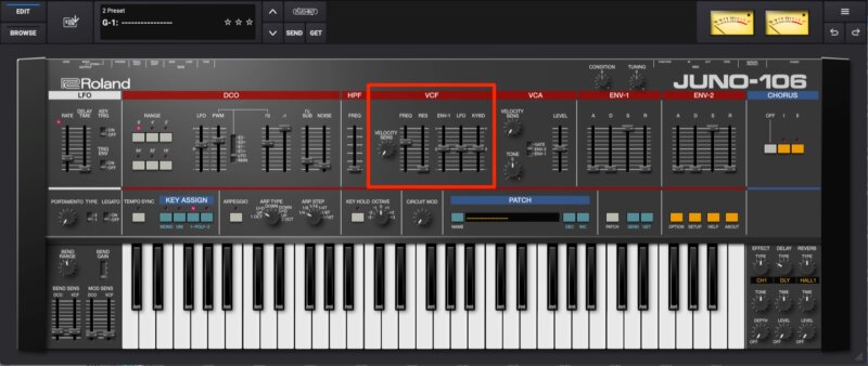 Roland Cloud Juno-106
