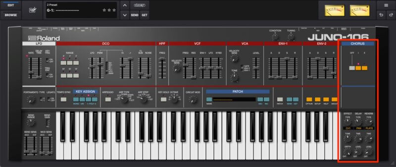 Roland Cloud Juno-106