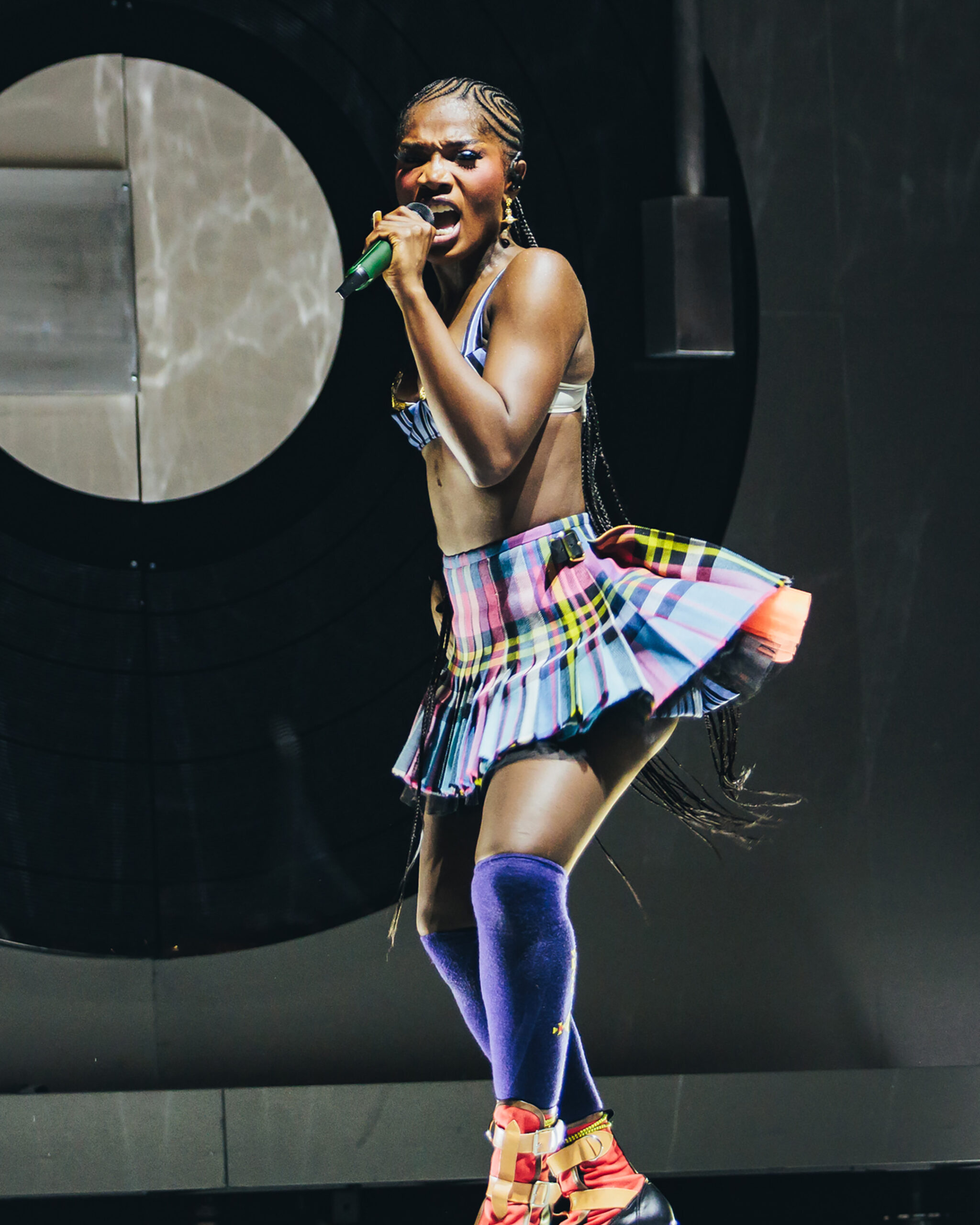 Doechii live at Glastonbury 2025, photo by Andy Ford