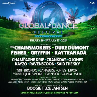 The Chainsmokers, Gryffin, & More to Headline Global Dance Festival 2024 [July 26th – July 27th]