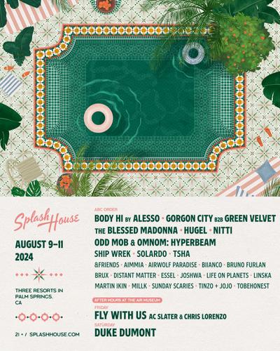 Splash House Reveals Double Weekend Artist Lineups for 2024 Edition
