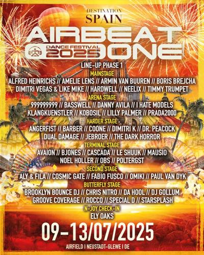 AIRBEAT ONE Festival announces Line Up Phase 1 !